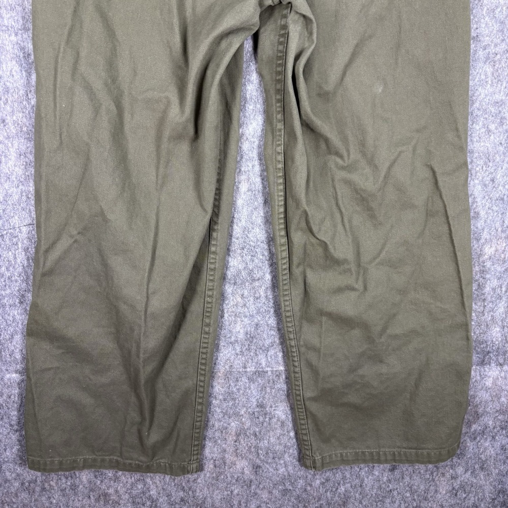 Ungrid Pants Women's‎ 28 x 26 OG 107 Reproduction Green Japan Straight Cotton - Picture 14 of 16